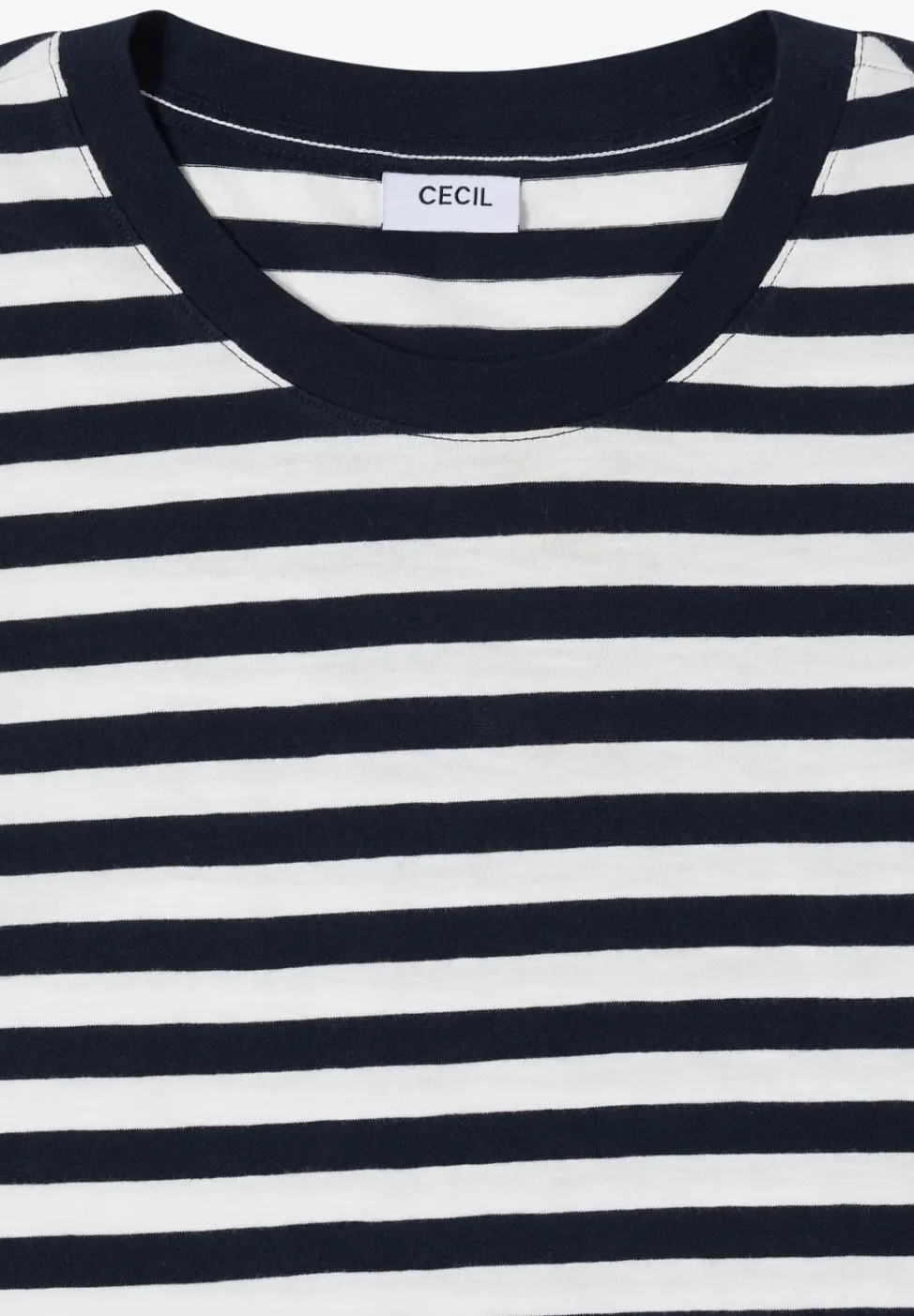Shirt met ronde hals en strepen