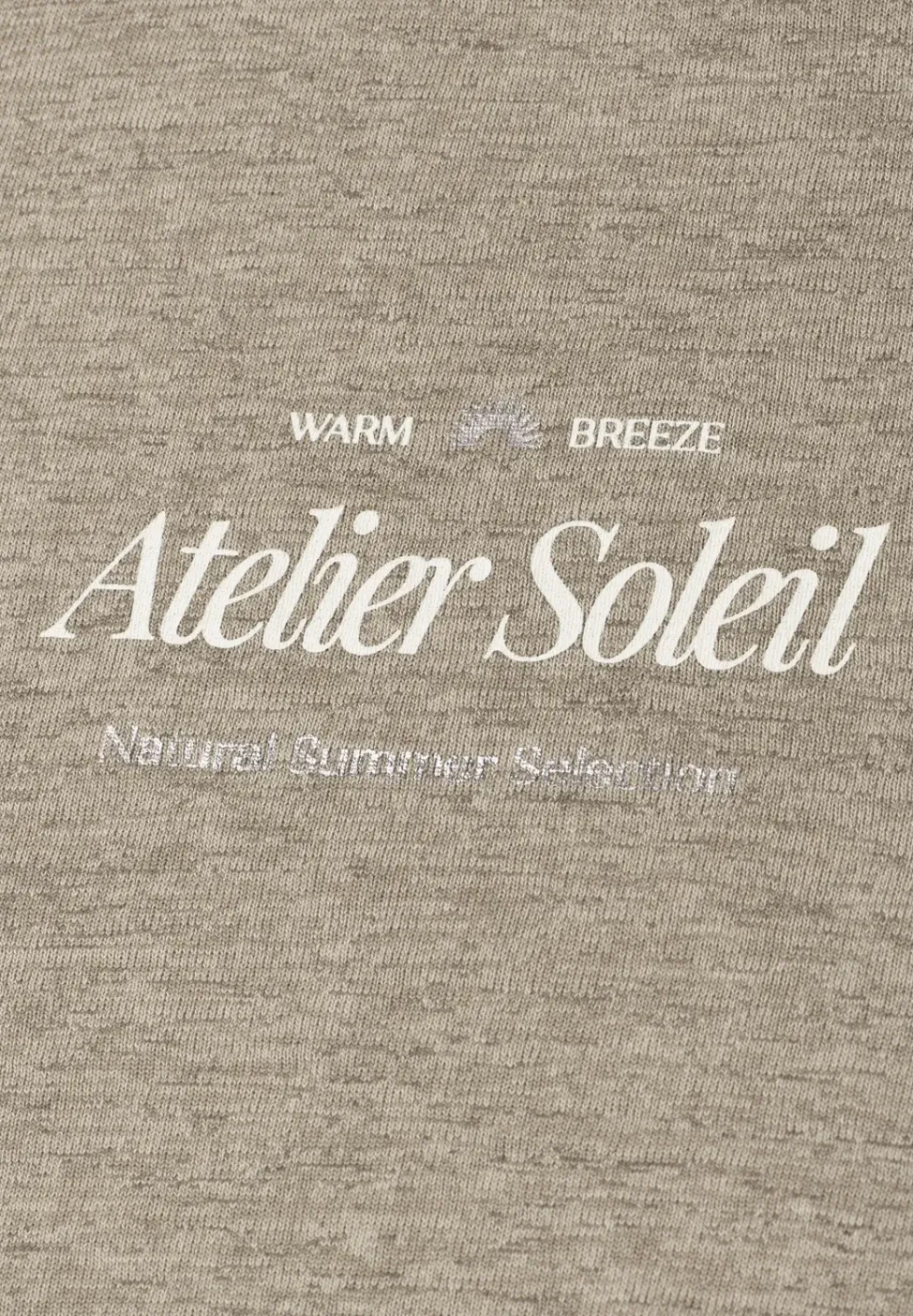 Shirt met ronde hals en tekst