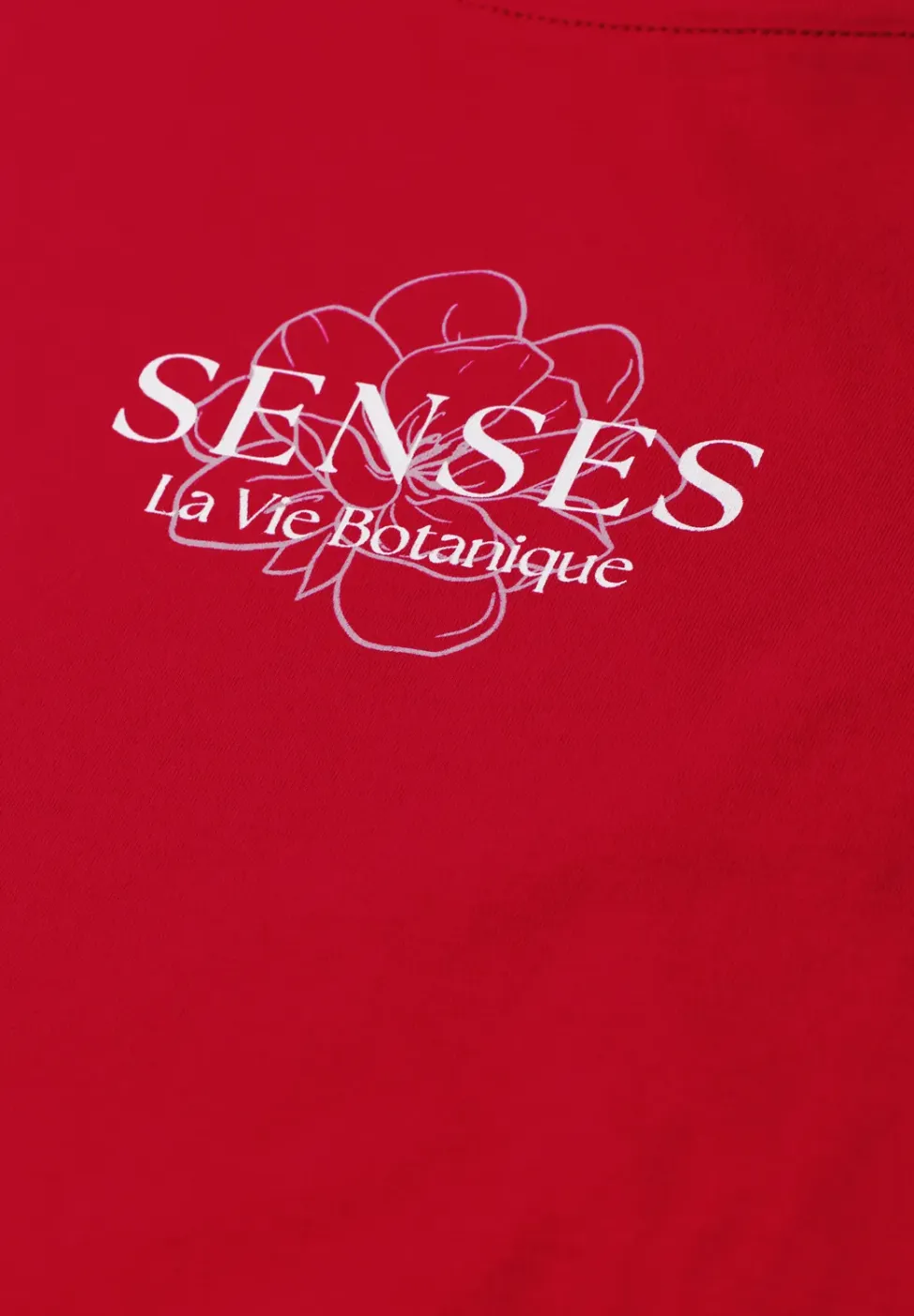 Shirt met ronde hals en Wording Artwork