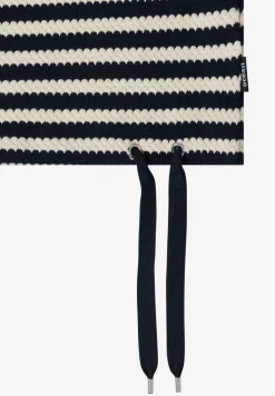 Shirt met ronde hals in ajour look
