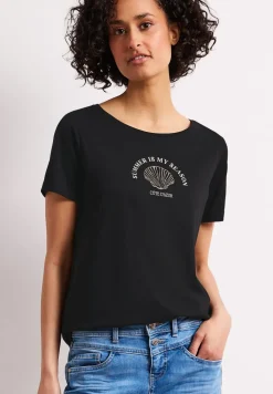 Shirt met schelpenprint