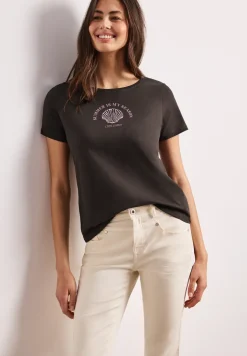Shirt met schelpenprint