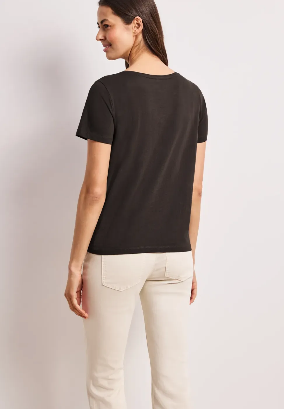Shirt met schelpenprint