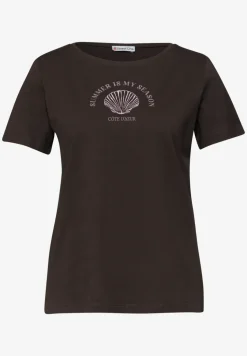 Shirt met schelpenprint