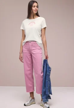 Shirt met schelpenprint