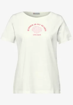 Shirt met schelpenprint