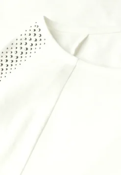 Shirt met schouderdetail