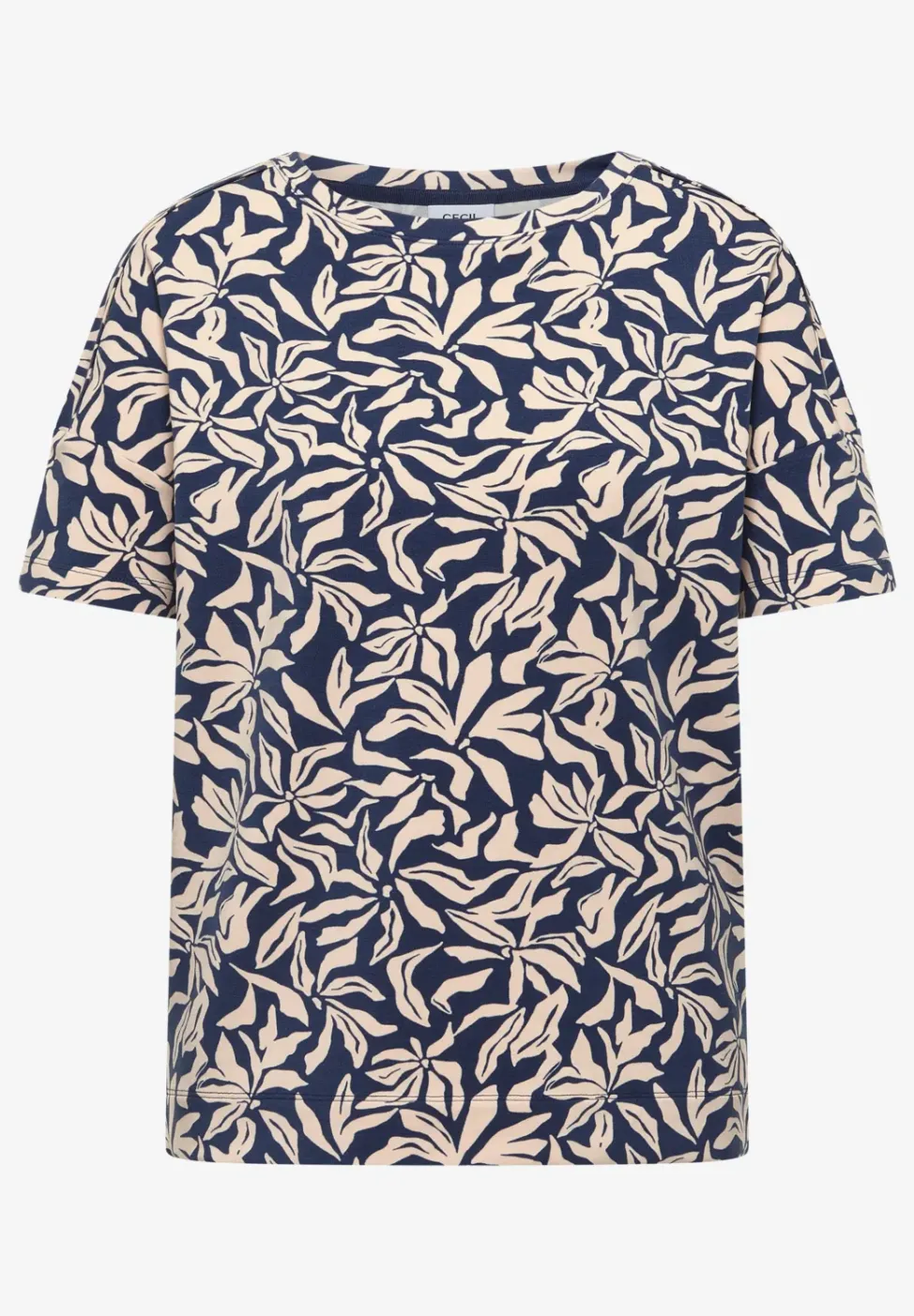 Shirt met schouderdetail