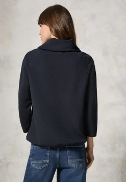 Shirt met sjaalkraag