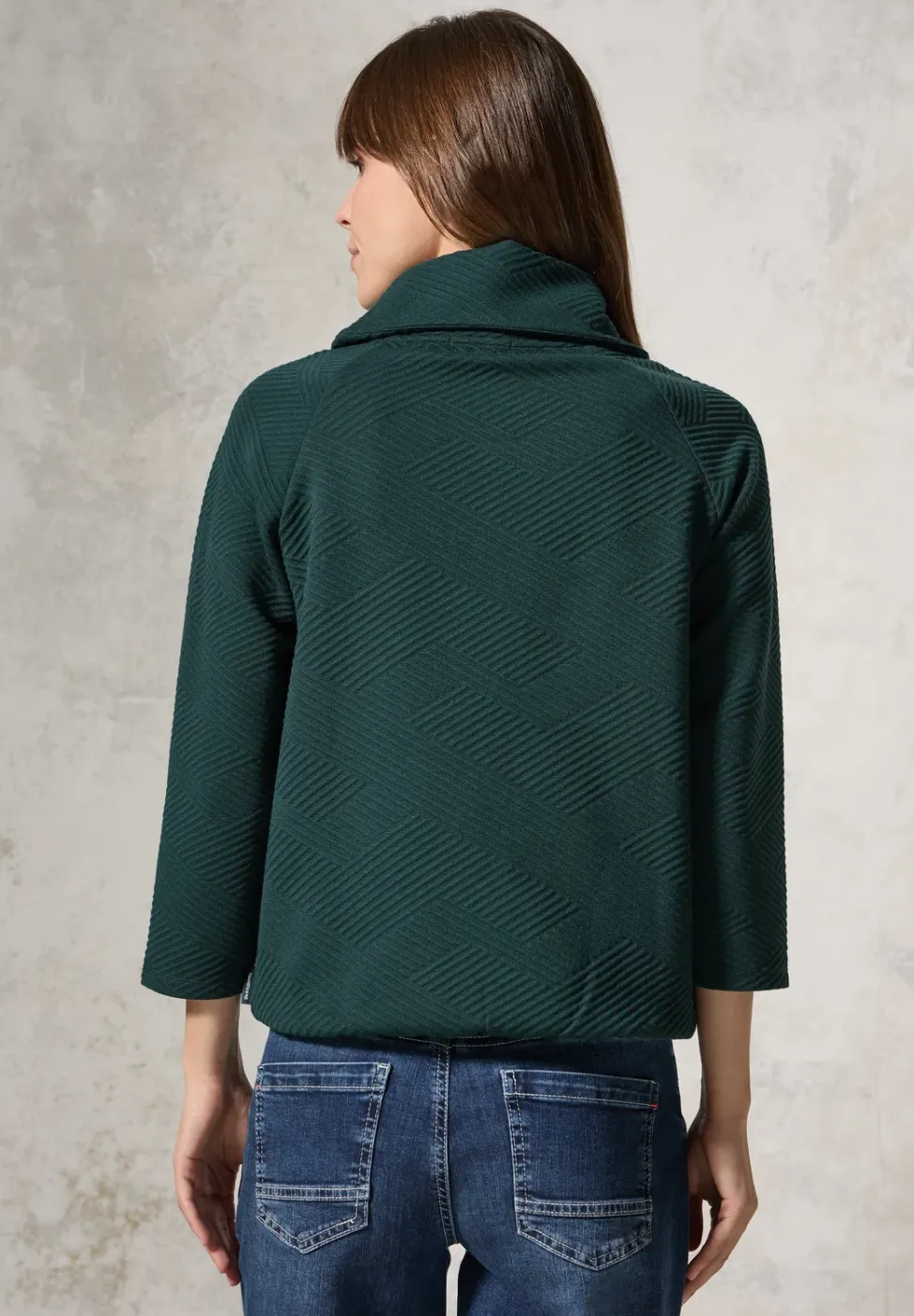 Shirt met sjaalkraag