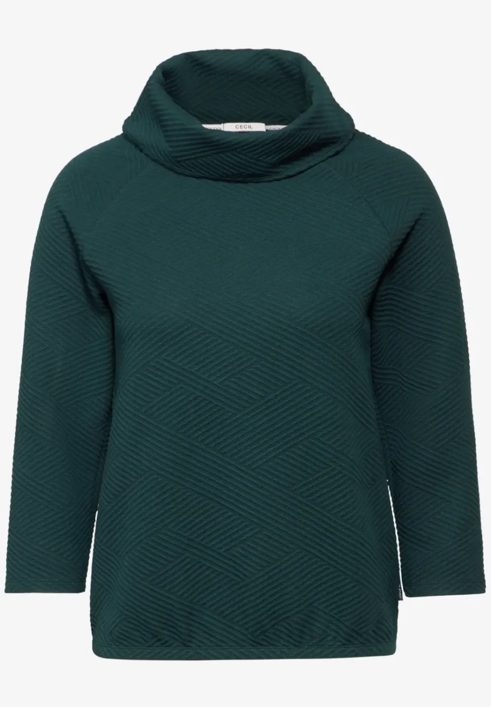 Shirt met sjaalkraag