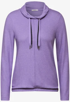 Shirt met sjaalkraag