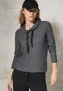 Shirt met sjaalkraag