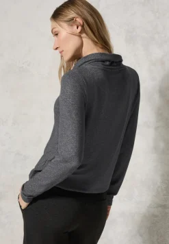 Shirt met sjaalkraag