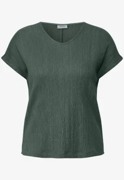 Shirt met smokstructuur