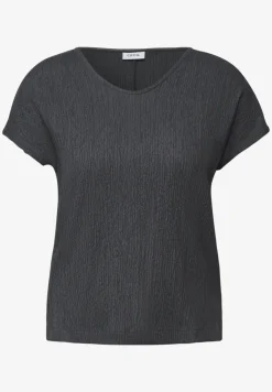 Shirt met smokstructuur