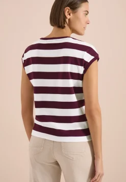 Shirt met strepen en printdetail