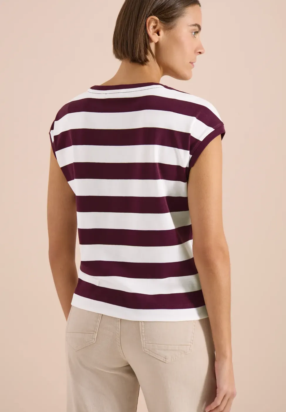 Shirt met strepen en printdetail