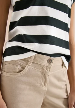 Shirt met strepen en printdetail