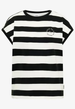 Shirt met strepen en printdetail