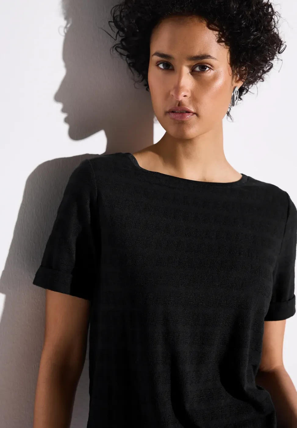 Shirt met structuur