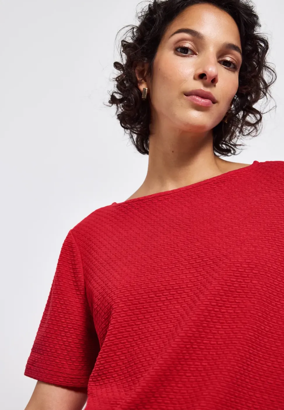 Shirt met structuur