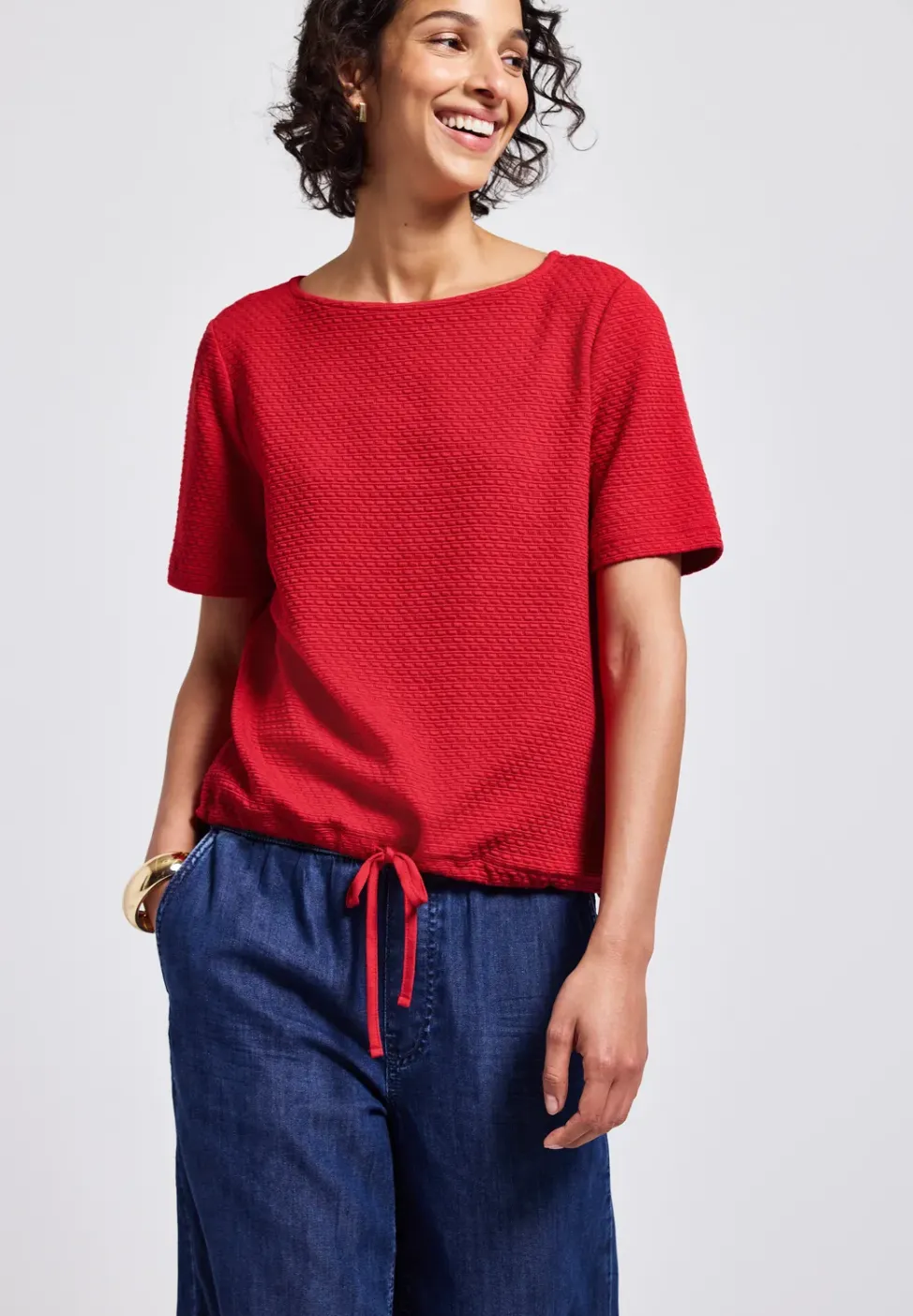 Shirt met structuur