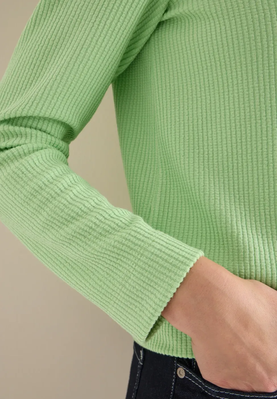 Shirt met structuur