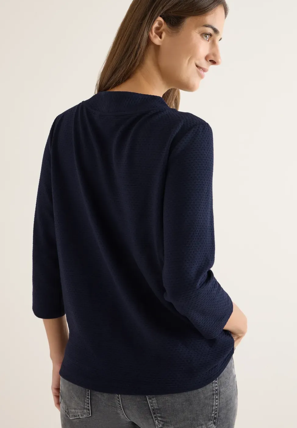 Shirt met structuur
