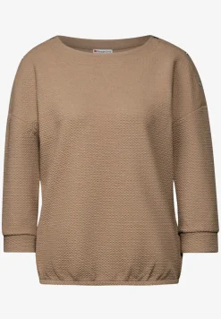 Shirt met structuur en knopen