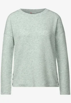 Shirt met structuur en knopen