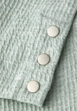 Shirt met structuur en knopen
