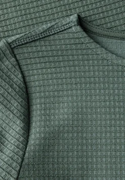 Shirt met structuur en knopen