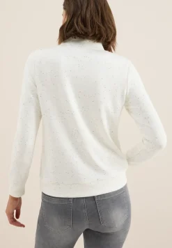 Shirt met structuur en troyer