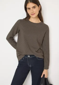 Shirt met structuur in twee kleuren