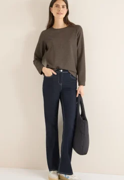 Shirt met structuur in twee kleuren