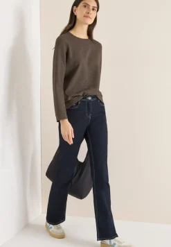 Shirt met structuur in twee kleuren