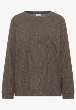 Shirt met structuur in twee kleuren