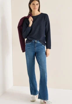 Shirt met structuur in twee kleuren