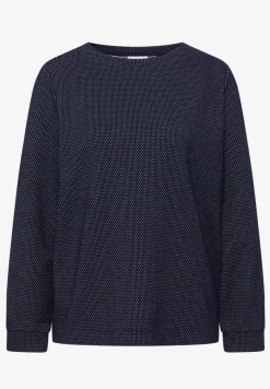 Shirt met structuur in twee kleuren