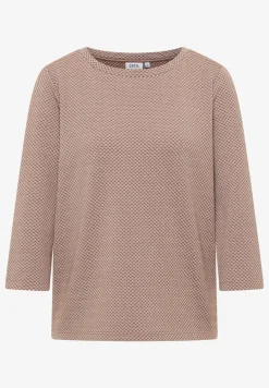 Shirt met structuur in twee kleuren