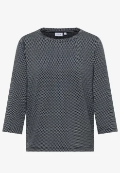 Shirt met structuur in twee kleuren