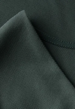 Shirt met structuur in zijde-look
