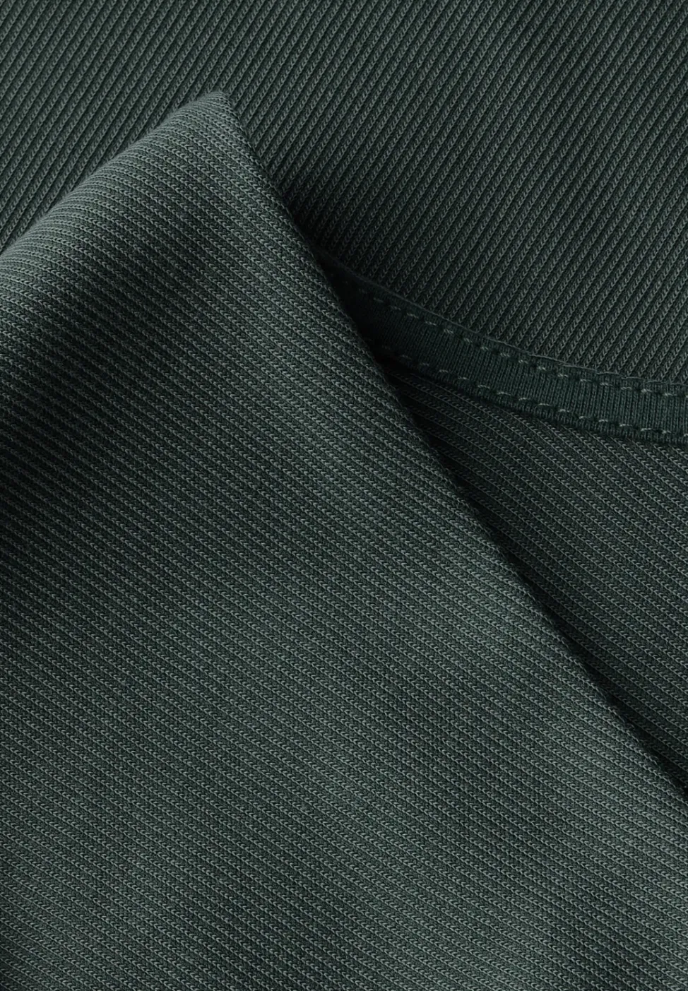 Shirt met structuur in zijde-look