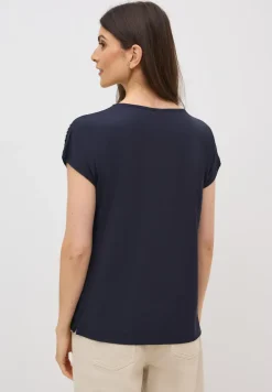 Shirt met structuurmix