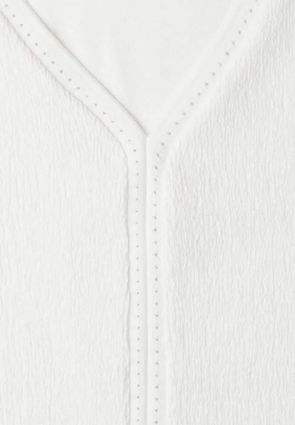Shirt met structuurmix en tape