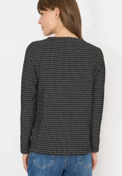 Shirt met structuur, tweekleurig