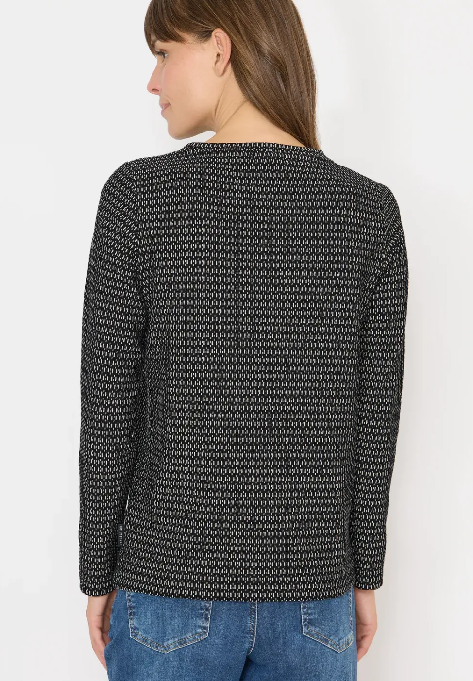 Shirt met structuur, tweekleurig