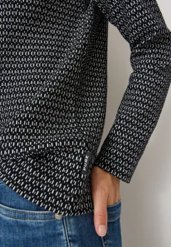 Shirt met structuur, tweekleurig