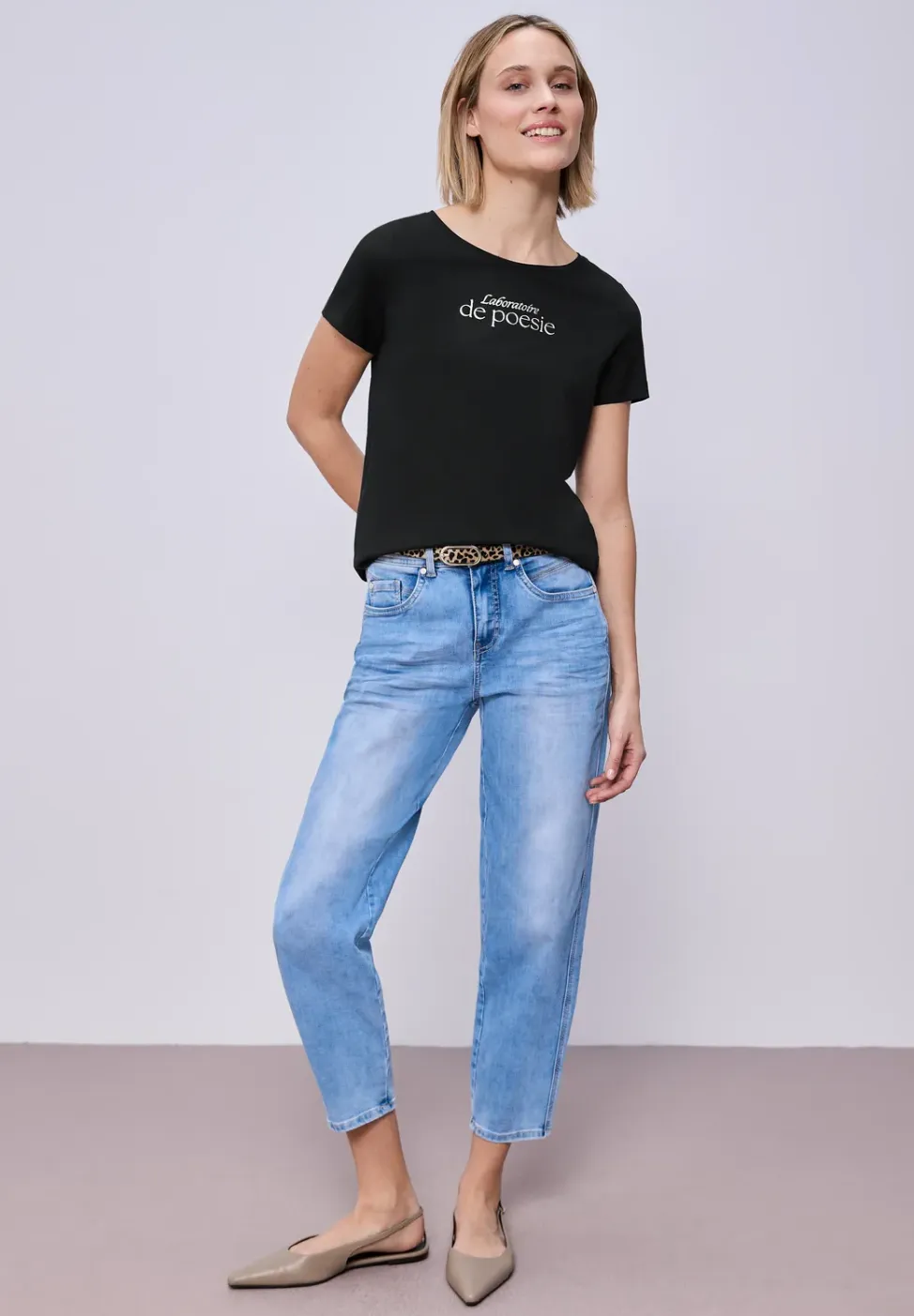Shirt met tekst